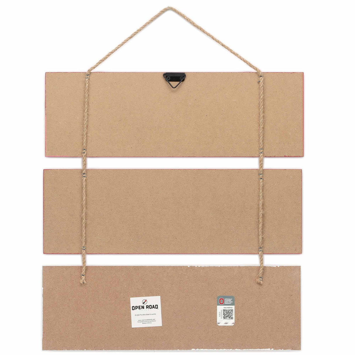 The Ohio State University Buckeyes Linked Wood Wall Decor