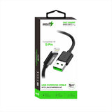 Mighty Fast Charging 5FT Lightning Cable Black MK14