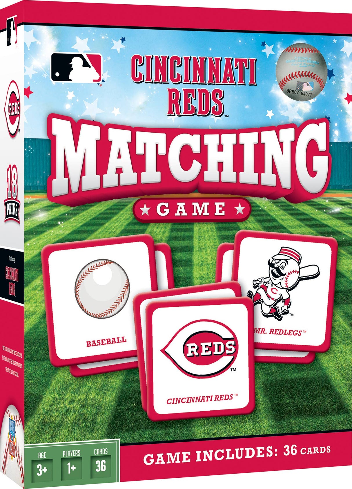 Cincinnati Reds Matching Game