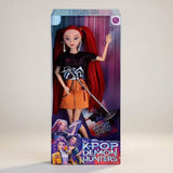 Kpop Demon Hunters Huntrix Character Figure Doll w/microphone