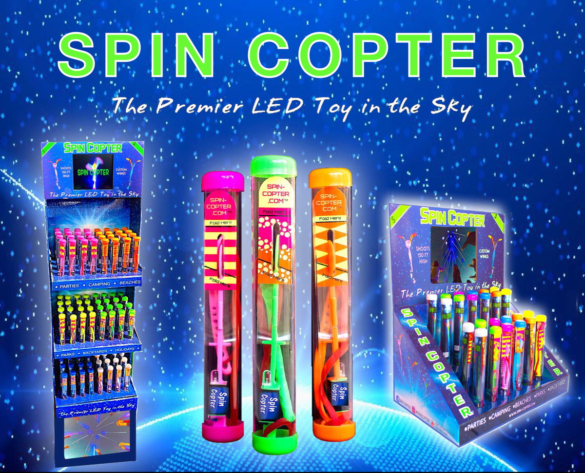Ed Copter LED Spin Copter – Never Ending Deals