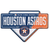 Houston Astros Baseball Home Plate Wood Wall Decor