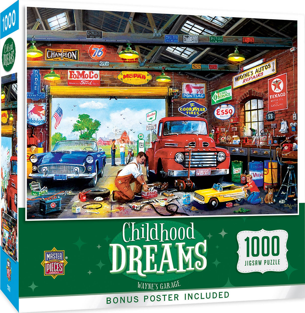 Childhood Dreams - Wayne's Garage 1000 Piece Puzzle