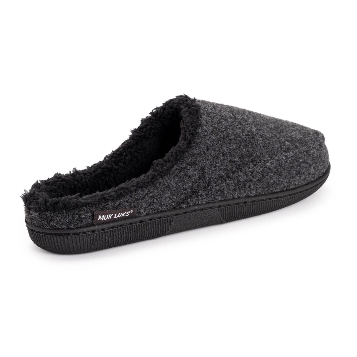 Muk Luks Men's Faux Wool Clog Slippers
