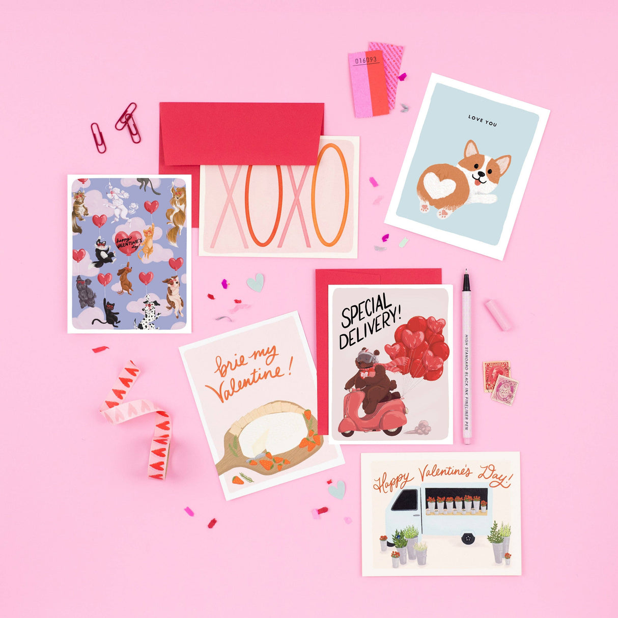 Corgi Love You | Funny Love Friendship Corgi Butt Card
