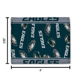 NFL Football Philadelphia Eagles  Canvas Trifold Wallet