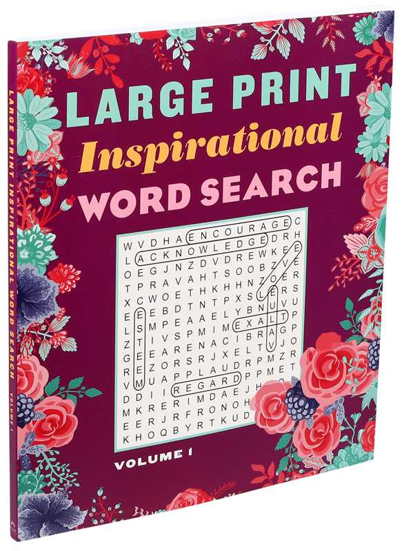 Large Print Inspirational Word Search