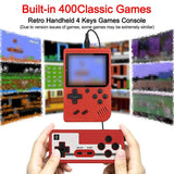 400-In-1 Handheld Game Boy Game Console with 2 Player Controller & TV Connection