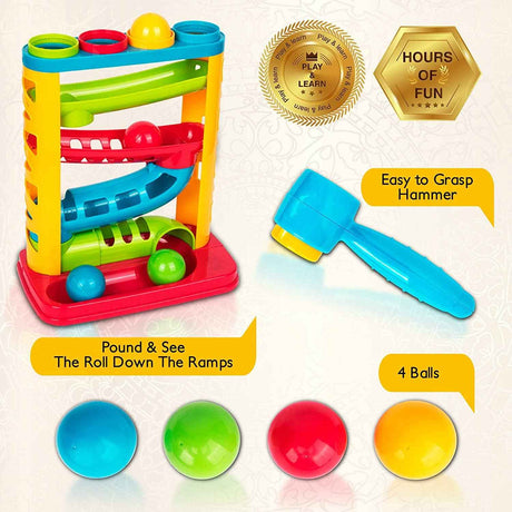 Durable Pound A Ball Toy for Toddlers - STEM Educational Toy