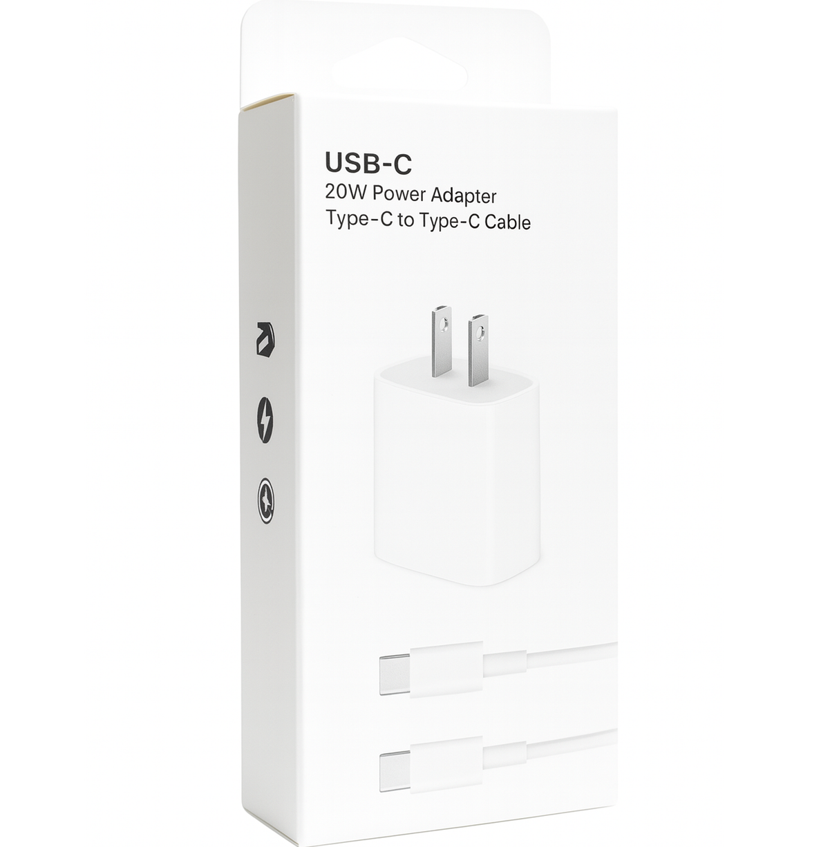 20W PD Combo with Type-C to Type-C Cable and PD Wall Charger