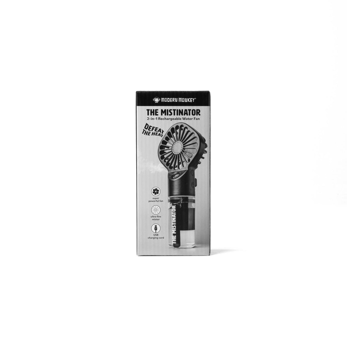 The Mistinator 2-in-1 Rechargeable Water Fan Modern Monkey