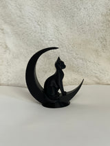 Cat on the Moon Statue 3D printed
