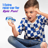 6 Piece Battery Power Toy Race Car Truck Jeep Collection Set