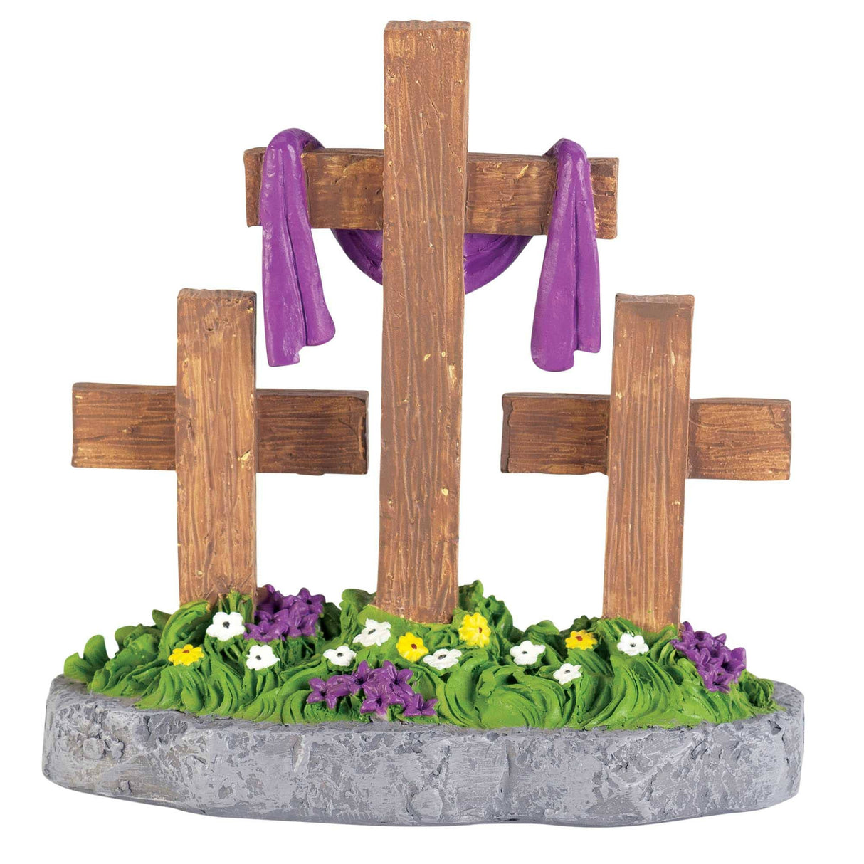 3 CROSS TABLETOP FIGURINE RESIN