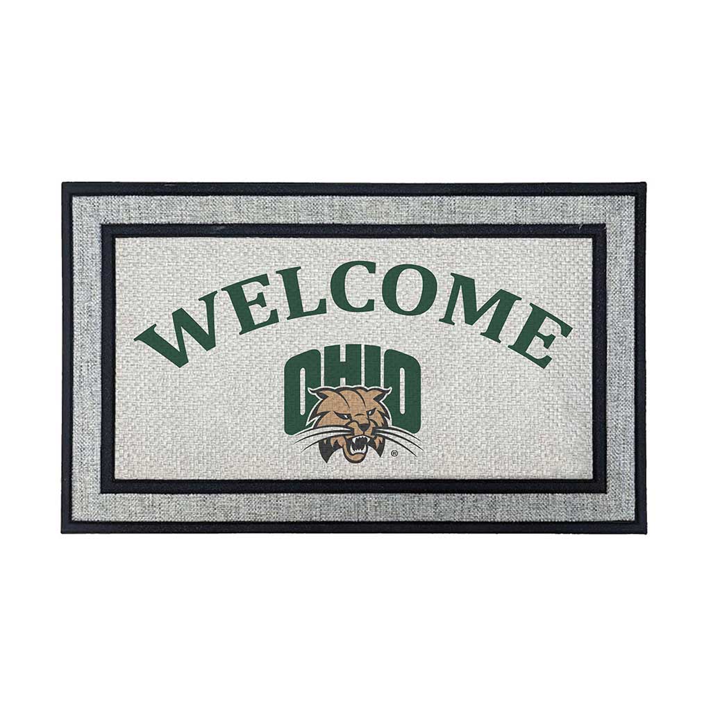 18x30 Gray Ohio Bobcats Welcome Doormat