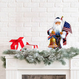 9" America's 250th Celebration Santa