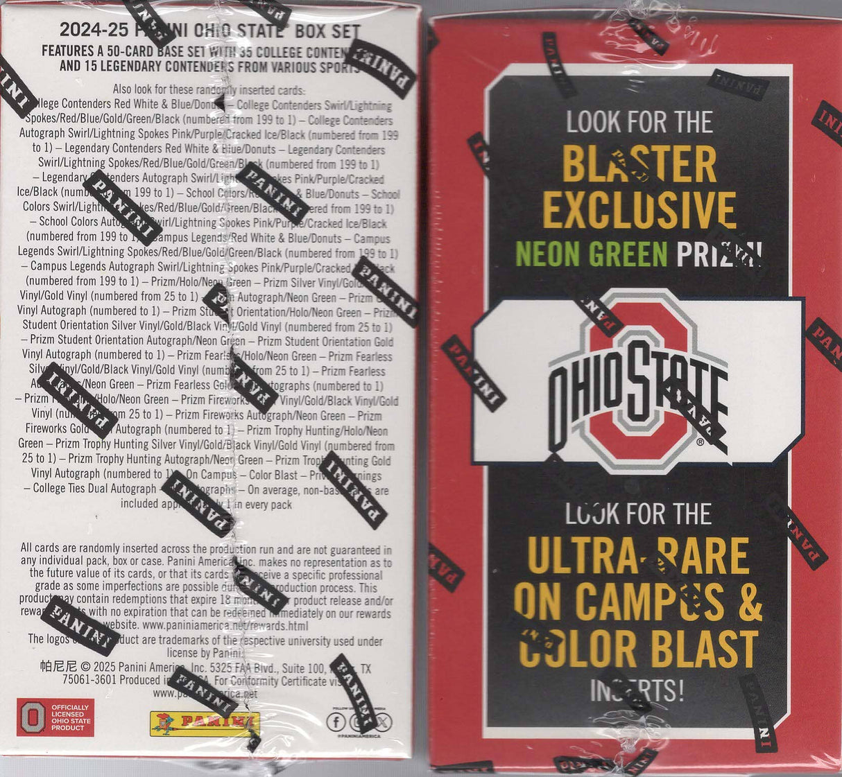 2024-25 Panini Ohio State University NIL 24ct. Blaster Box