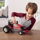 TOMY ERTL 1/16 Big Farm Case IH Barn Buster Pulling Tractor