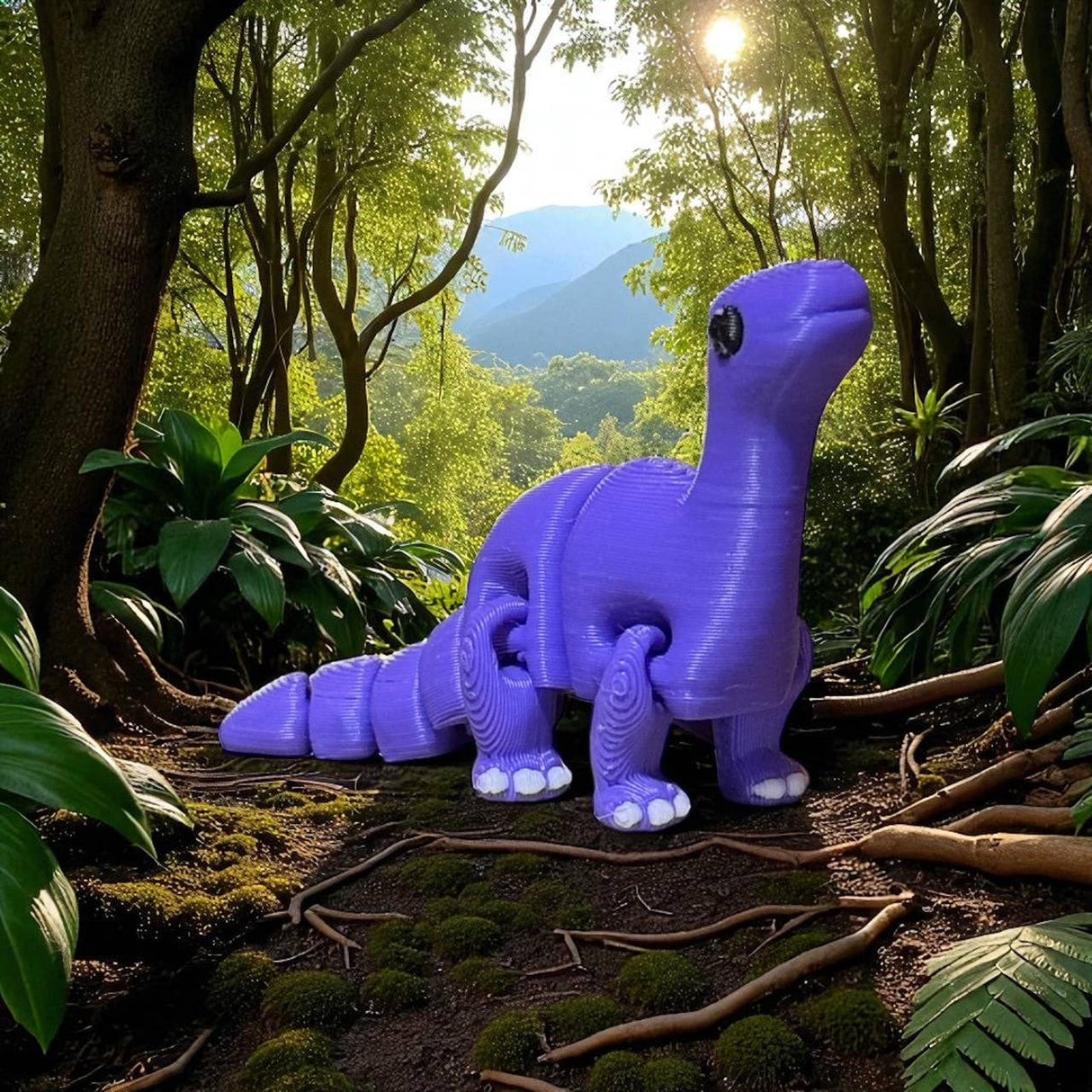 Andie Brontosaurus Mini 3D Printed Animal