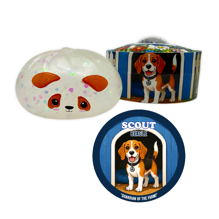 Fun Doh Farm Barnyard Squishy Dumpling Toy - 12/Display