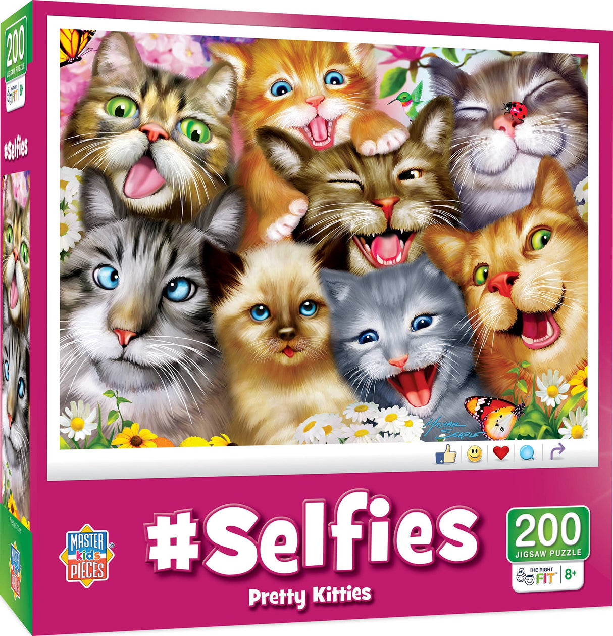 Selfies - Pretty Kitties 200 Piece Puzzle