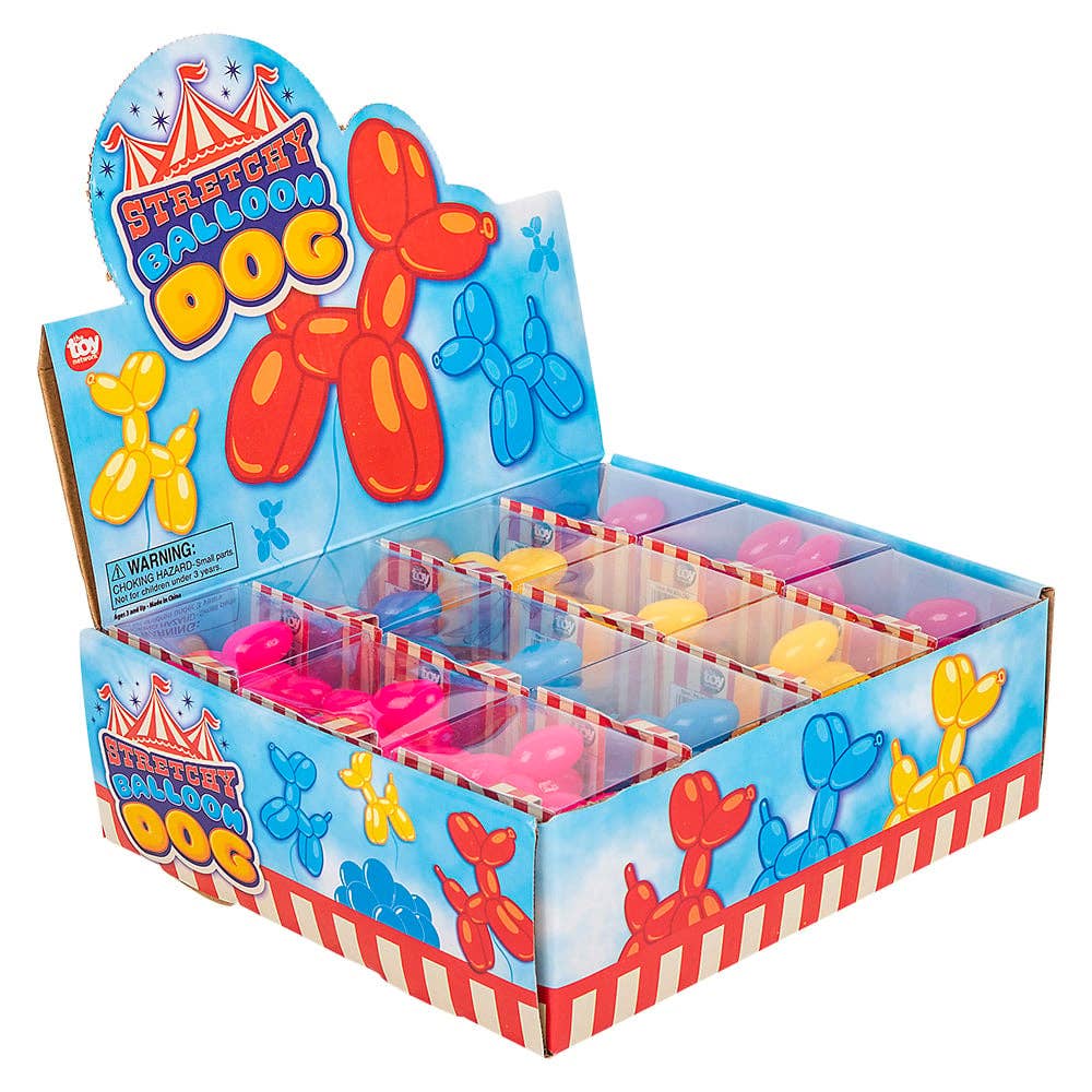 2.5" RUBBER BALLOON DOG