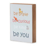 Disney Simba, Tod, & Thumper Be Brave Be You Wood Wall Decor