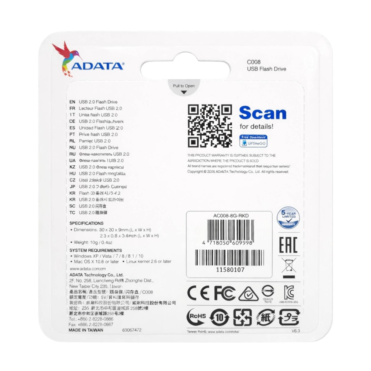 Adata 8GB Flash Drive