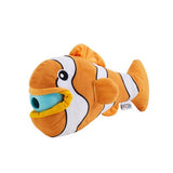 Big Mouthz Clown Fish Dog Puzzle Toy Orange