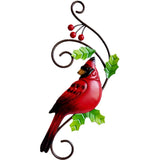 12" Iron Cardinal Plaque