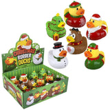 CHRISTMAS RUBBER DUCKIES 3.5"