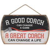 Good Coach Great Coach Hanging Wood Wall Decor