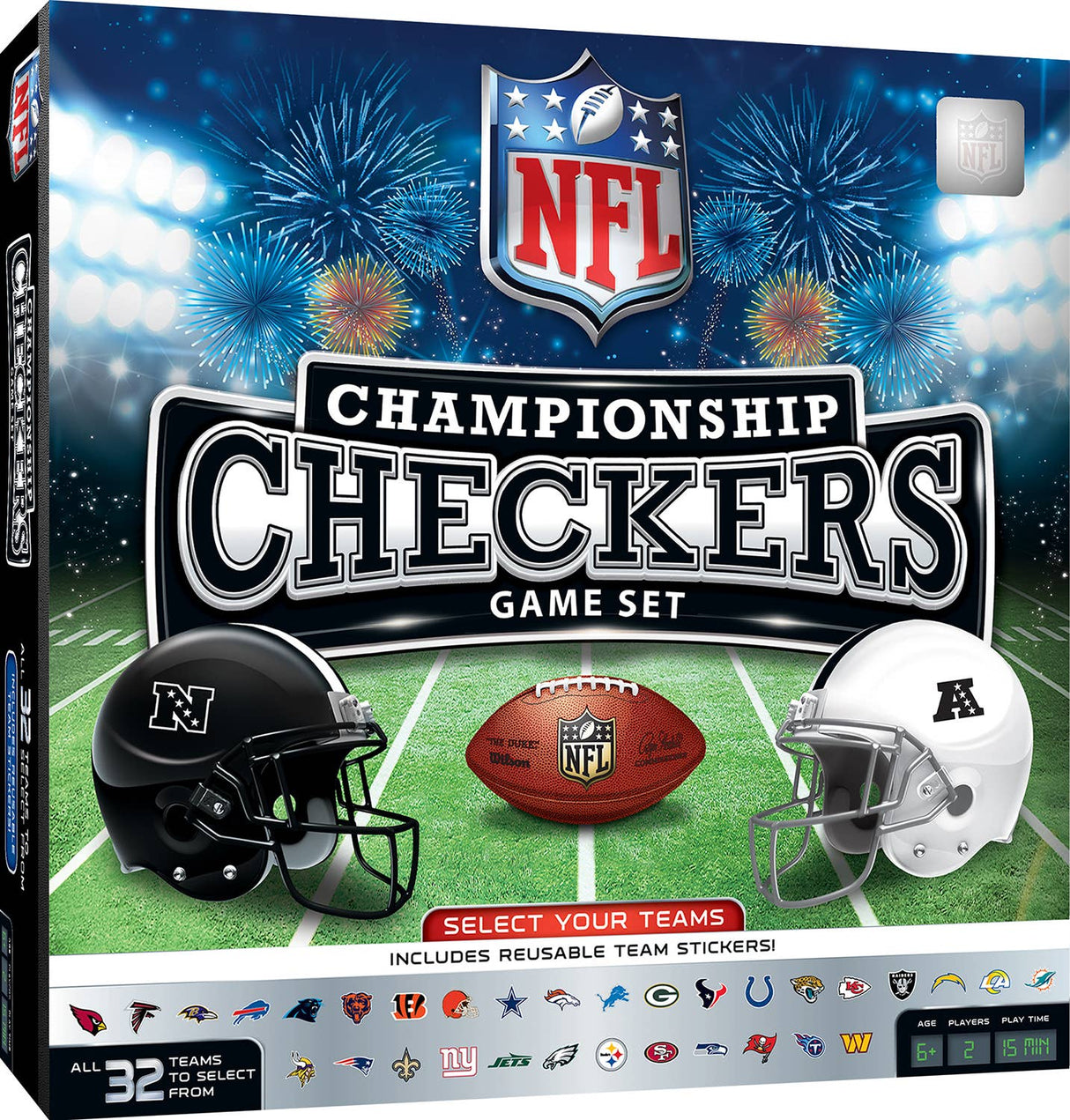 NFL - League Checkers Board Game