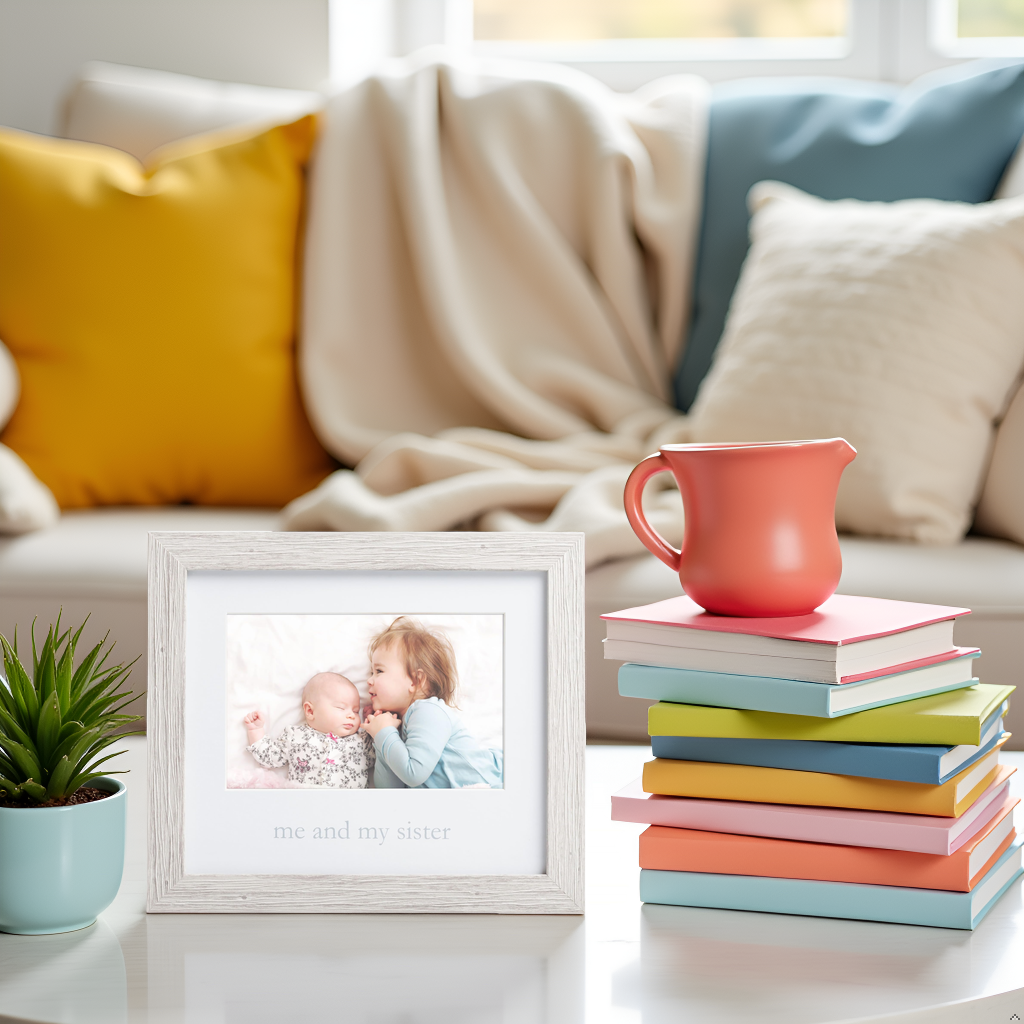 Rustic Me & My Sister Picture Frame