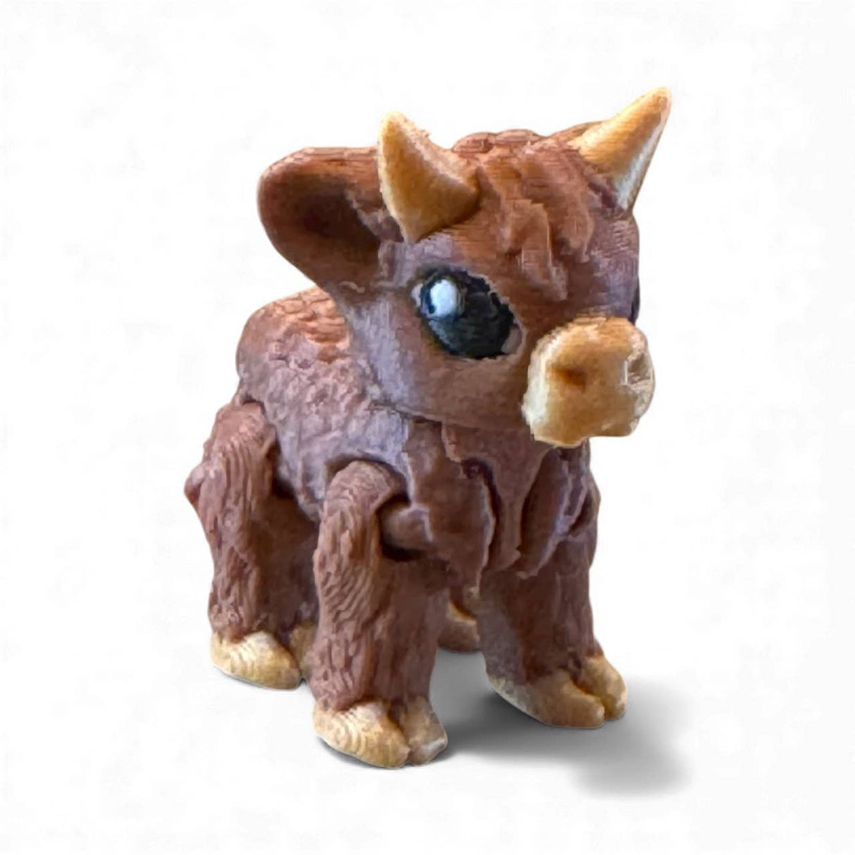 Shemus Highland Cow Mini 3D Printed Animal