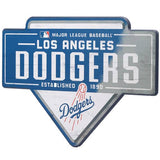 Los Angeles Dodgers Baseball Home Plate Wood Wall Decor
