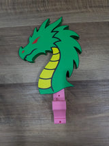 Dragon Kids Wall Hook 3D printed