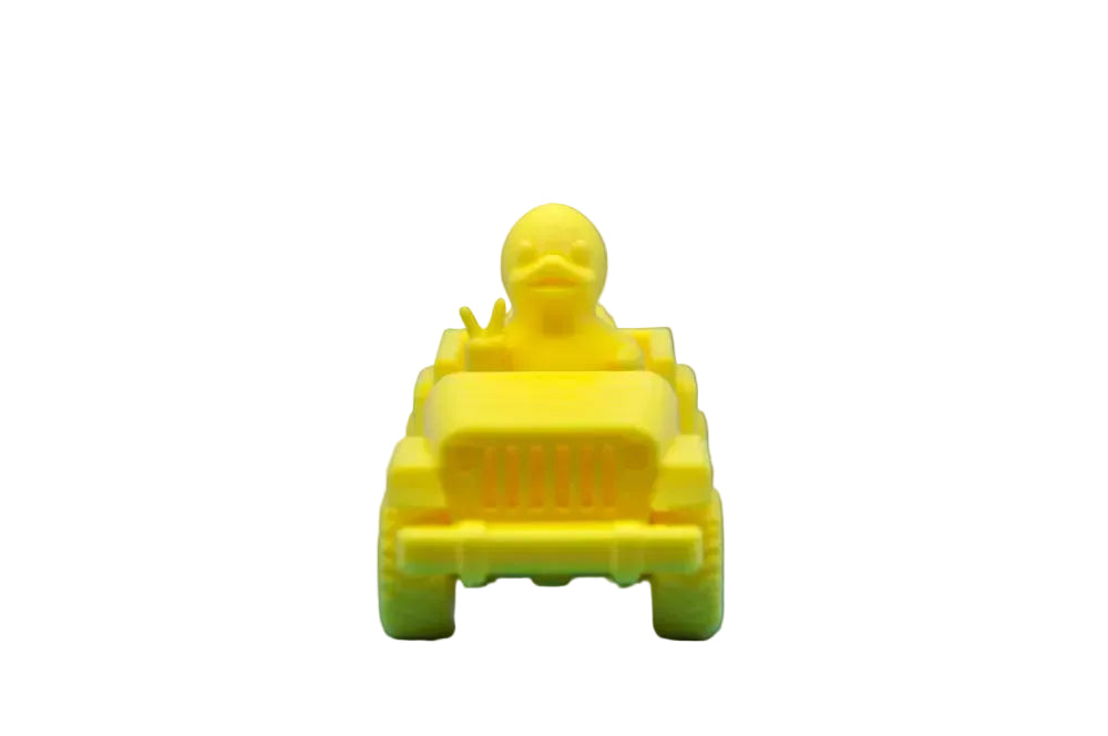 Jeep Peace Sign Duck 3D Printed