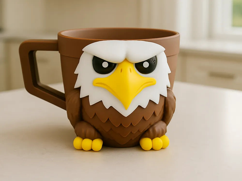Eagle Ice Cream Pint Holder 3D printed