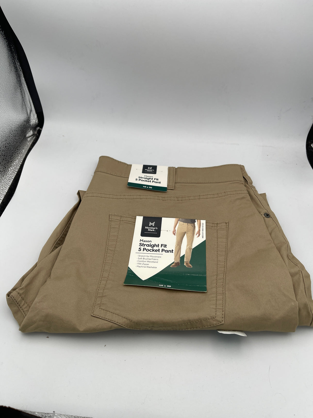 Member Mark Straight Fit 5 Pocket Pants