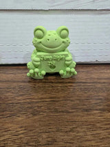 Fred the Frog Positivity Pal (Customizable Text) 3D Printed