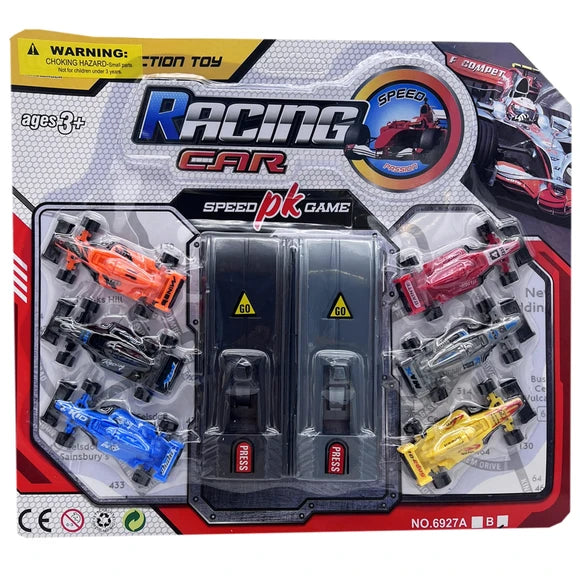 Super Launcher Race Cars with Launch Ramp and Racers