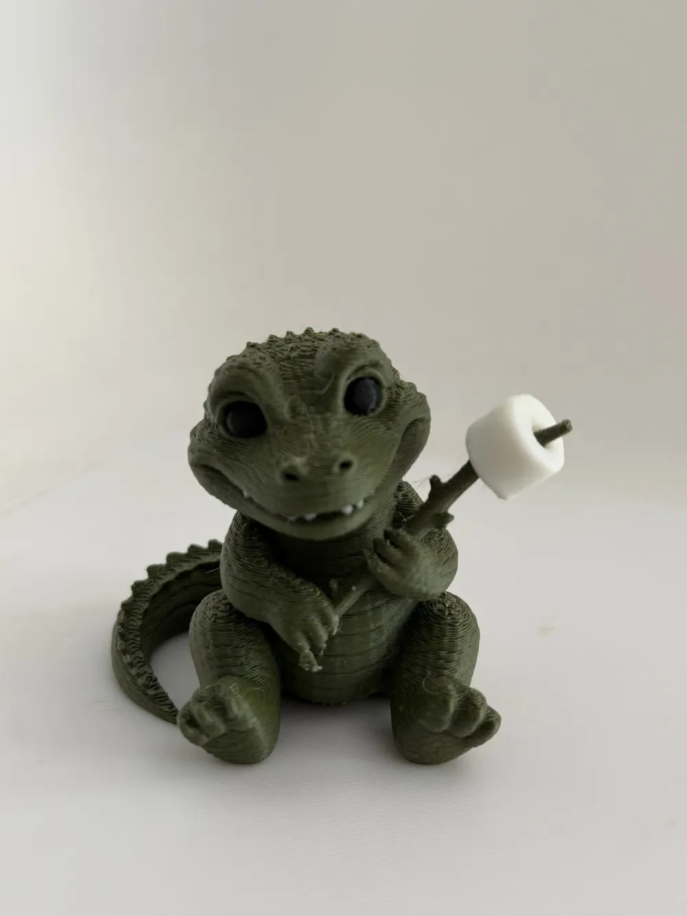 Gator Campsite Critter 3D Printed