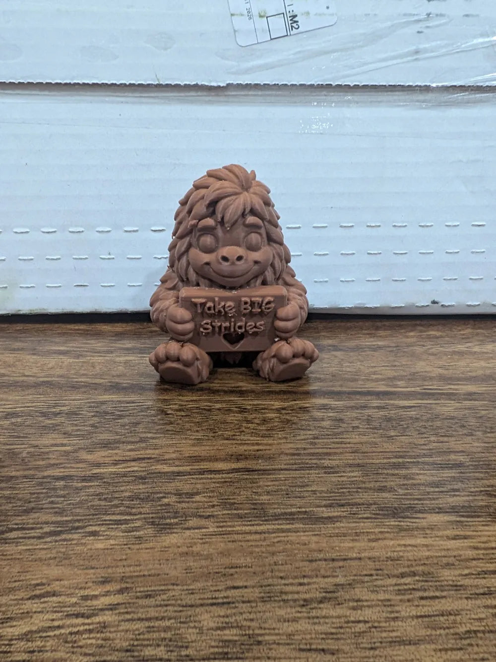 Harry the Bigfoot Positivity Pal 3D Printed