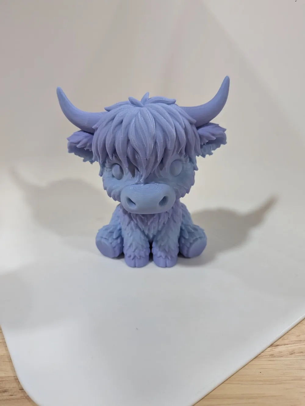 Highland Cow Bobblehead 3D printed