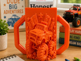 Monster Truck Juice Box Holder 3D printed
