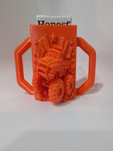 Monster Truck Juice Box Holder 3D printed