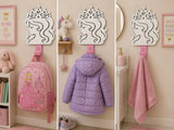 Princess Kids Wall Hook 3D printed