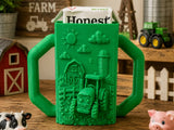 Tractor Juice Box Holder 3D printed