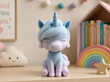 Unicorn Bobblehead 3D printed
